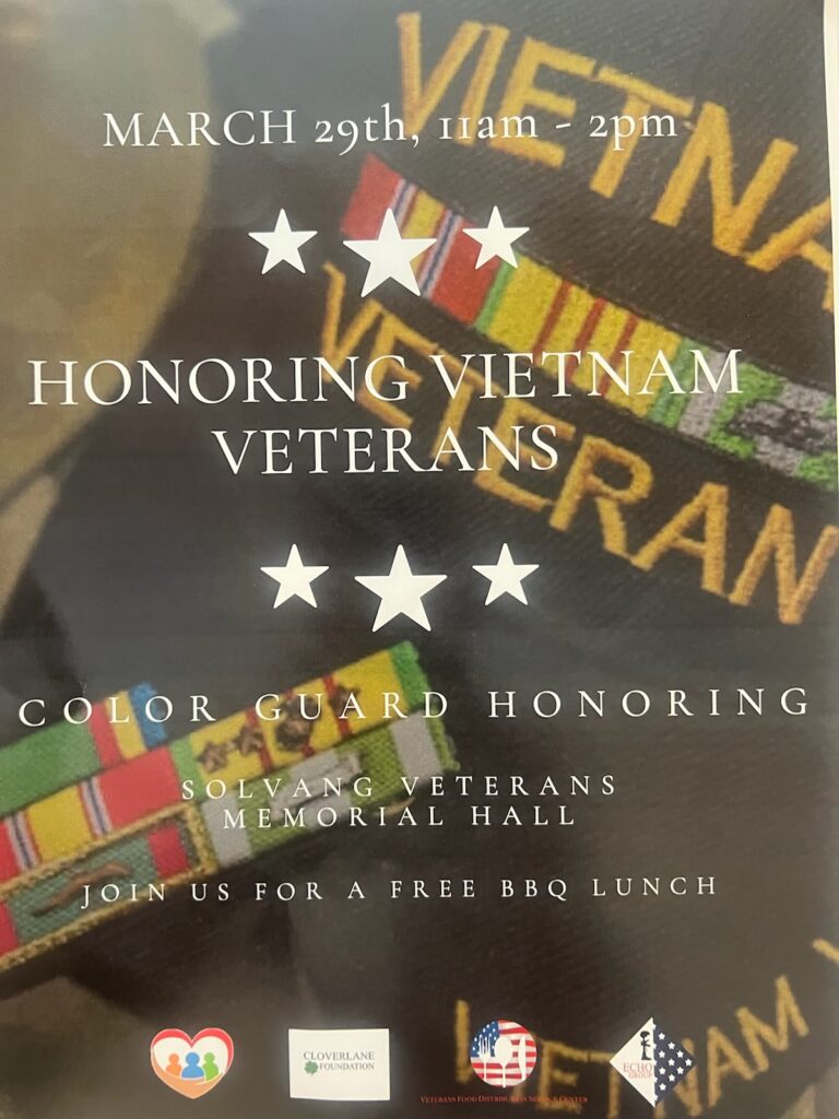 National Vietnam Veterans Day Flyer March 29 2024